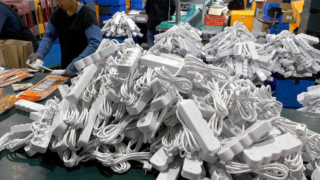 Manufacturing Power Strips in Korea Tracking with Closeups Scanalyst
