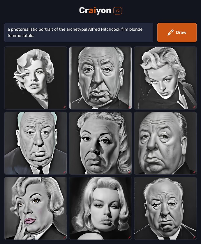 craiyon_192001_a_photorealistic_portrait_of_the_archetypal_Alfred_Hitchcock_film_blonde_femme_fatale