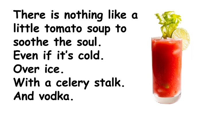 there is nothing like a little tomato soup
