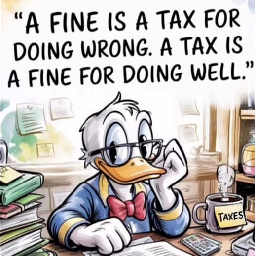 a fine is a tax