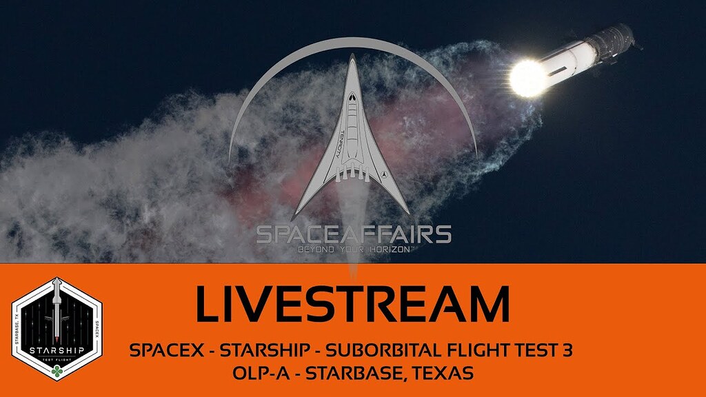 SpaceX Starship Third Flight Test - The Happening World - Scanalyst