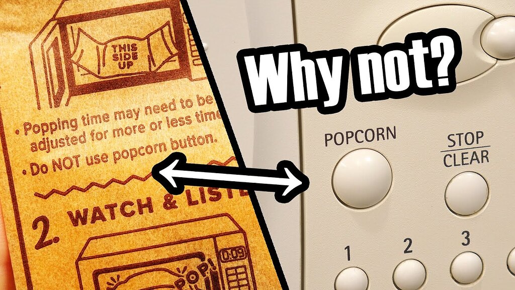 What Does the “Popcorn” Button on a Microwave Oven Do (or Not Do