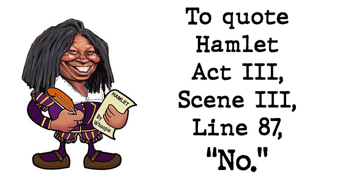 to quote whoopie