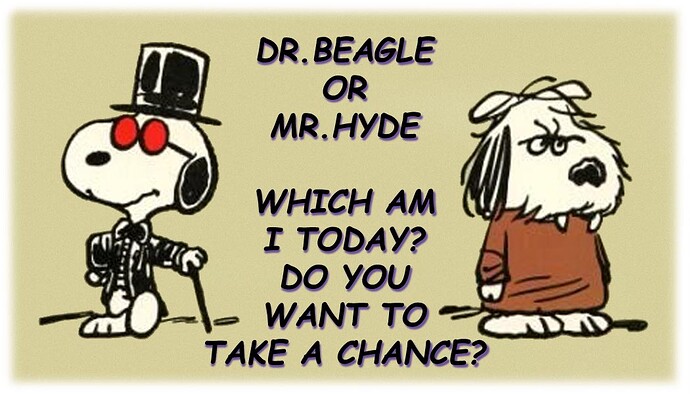 dr beagle or mr hyde