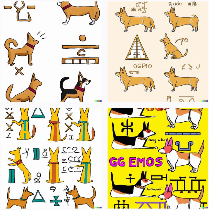 Egyptian_hieroglyphics_with_corgis_instead_of_animals