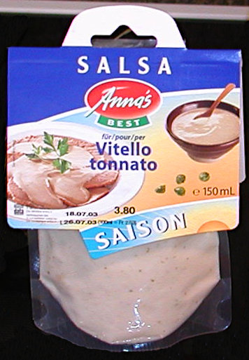 Store-bought tonnato sauce